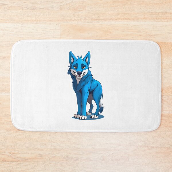 Item preview, blue wolf designed and sold by KorArtStudio.