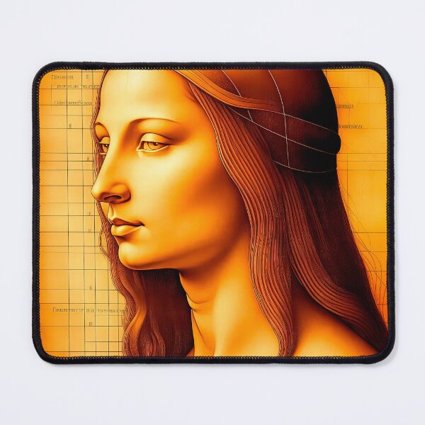 Item preview, Drawing Portrait Of Young Woman Inspired By Leonardo da Vinci designed and sold by LanaGustavsson.