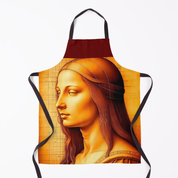 Item preview, Drawing Portrait Of Young Woman Inspired By Leonardo da Vinci designed and sold by LanaGustavsson.