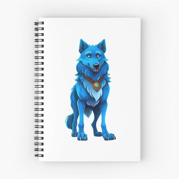 Item preview,  cute blue wolf designed and sold by KorArtStudio.