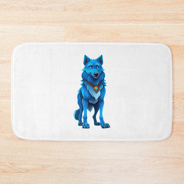Item preview,  cute blue wolf designed and sold by KorArtStudio.