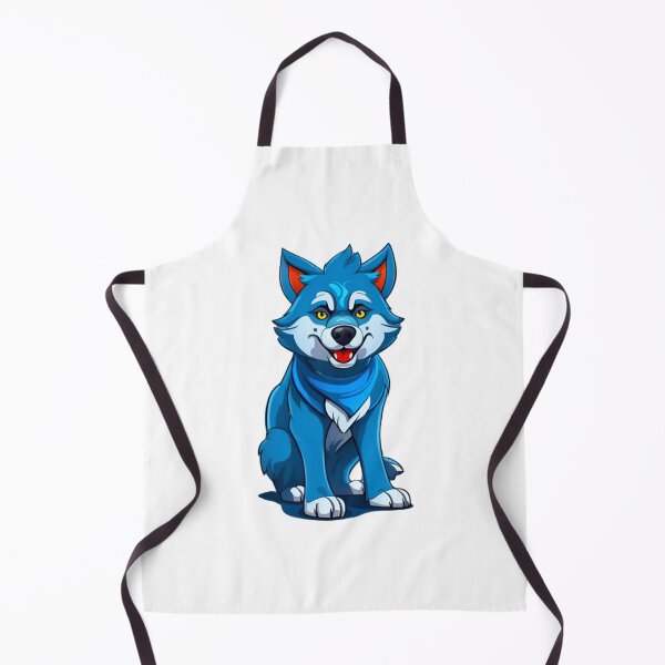 Item preview, cool blue wolf designed and sold by KorArtStudio.