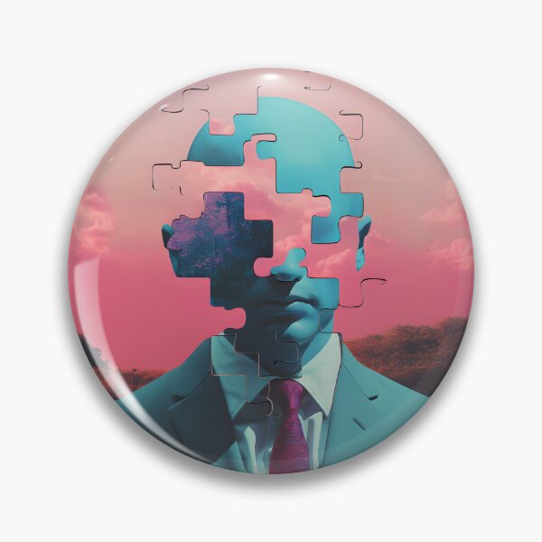 Item preview, Puzzle of the Mind: Surreal Jigsaw Portrait designed and sold by VectorPlace.