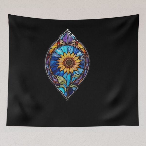 Item preview, Stained Glass Sunflower designed and sold by Desfix.