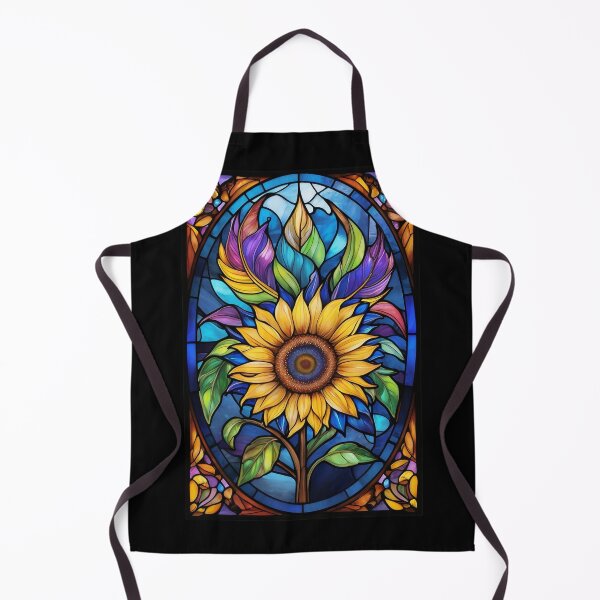 Item preview, Stained Glass Sunflower designed and sold by Desfix.