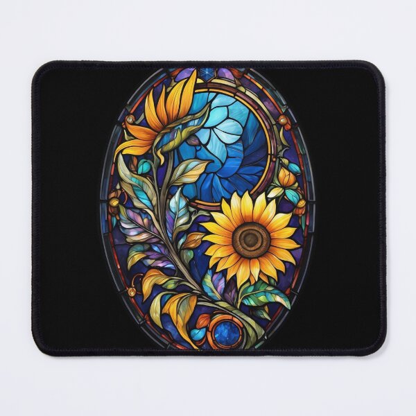 Item preview, Stained Glass Sunflower designed and sold by Desfix.