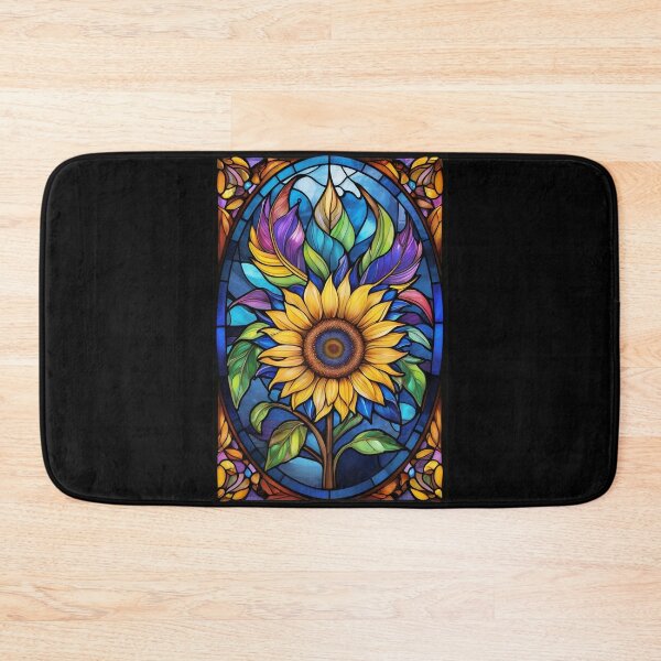 Item preview, Stained Glass Sunflower designed and sold by Desfix.