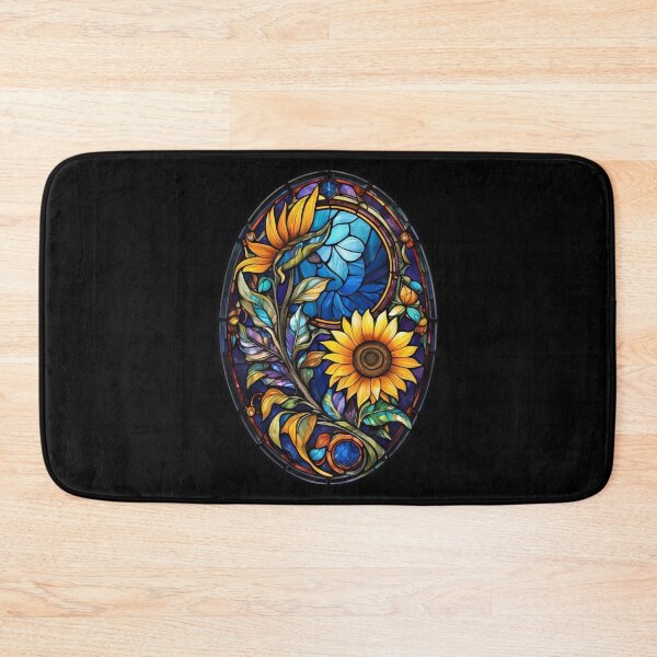 Item preview, Stained Glass Sunflower designed and sold by Desfix.