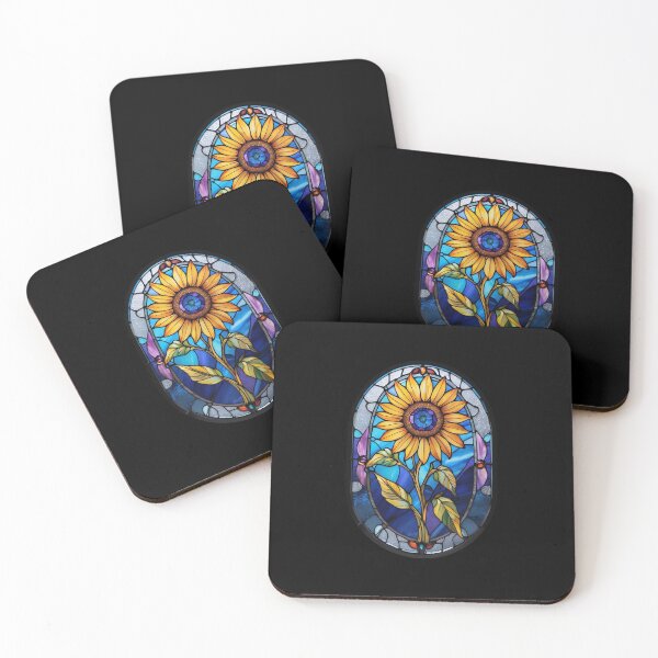 Item preview, Stained Glass Sunflower designed and sold by Desfix.