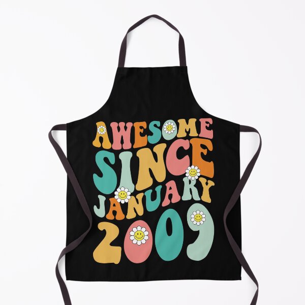 Item preview, Awesome Since January 2009 | Made In 2009 | Retro Groovy Birthday designed and sold by Christina-grich.