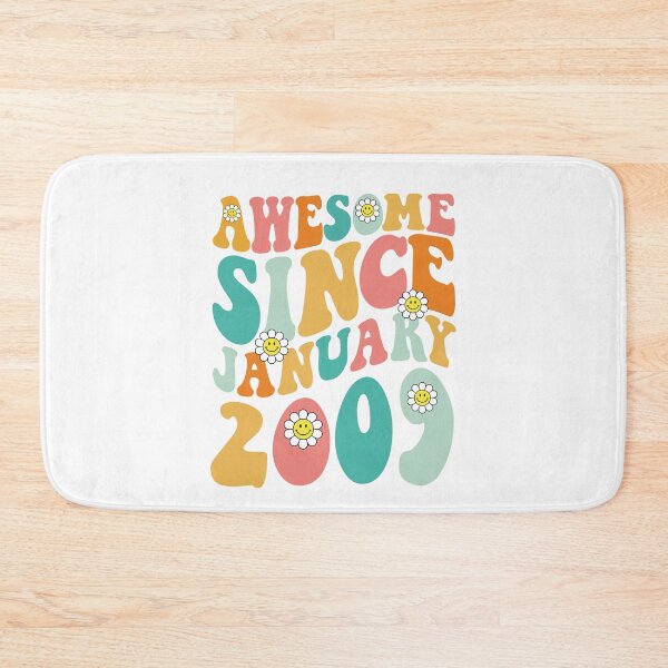 Item preview, Awesome Since January 2009 | Made In 2009 | Retro Groovy Birthday designed and sold by Christina-grich.