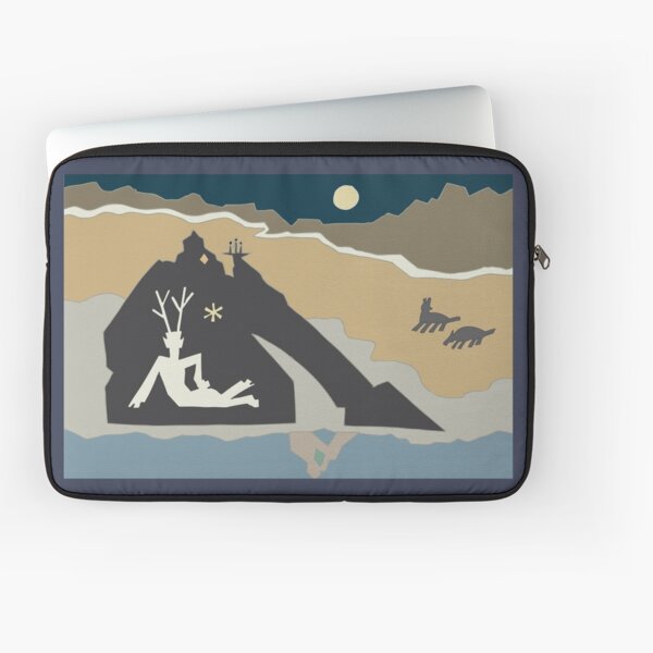 Shadow Man Laptop Sleeve