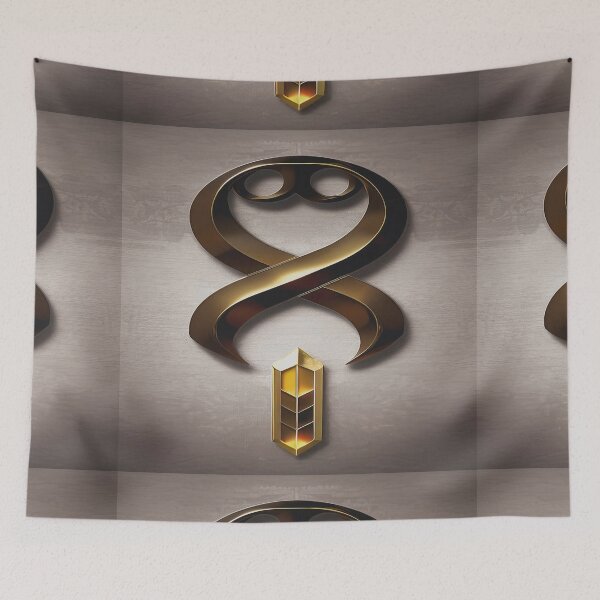 Item preview, Infinity Gold Symbol And Gem. designed and sold by Giulivo Store Graphic.