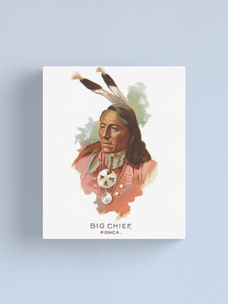 Alternate view of Native American Indian Chief Standing Bear Big Chief Ponca Canvas Print