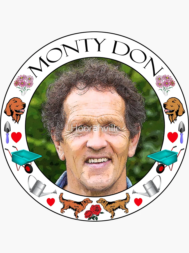 Monty Don Pop Art Sticker - 5 Inch Vinyl Decal For Cars, Laptops & Water Bottles