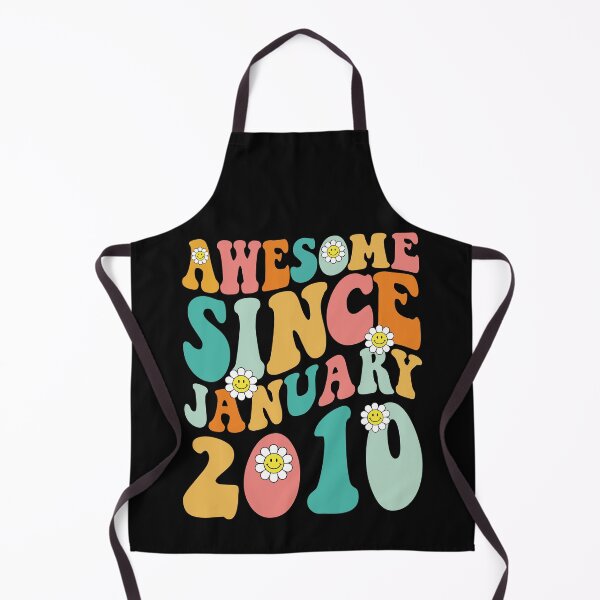 Item preview, Awesome Since January 2010 | Made In 2010 | Retro Groovy Birthday designed and sold by Christina-grich.