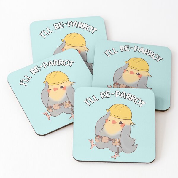 Item preview, Cute Cockatiel Parrot Pun designed and sold by PunPartners.