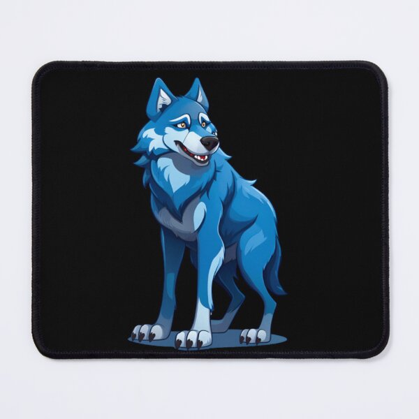 Item preview, blue wolf dog designed and sold by KorArtStudio.