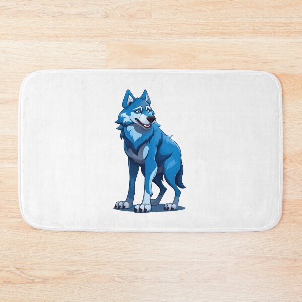 Item preview, blue wolf dog designed and sold by KorArtStudio.