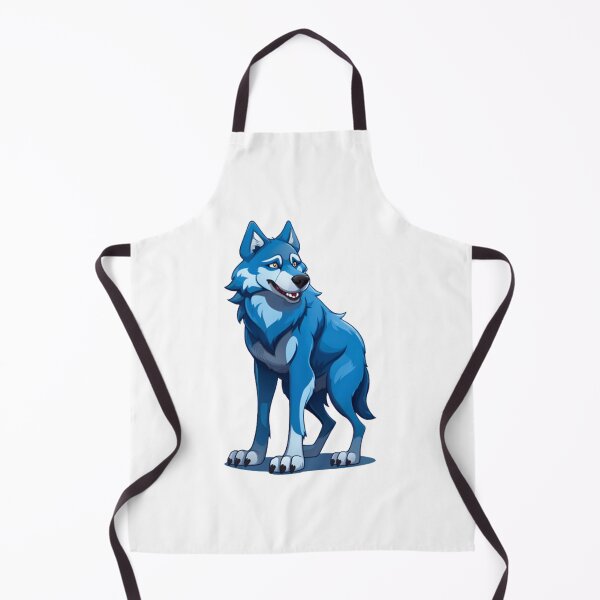 Item preview, blue wolf dog designed and sold by KorArtStudio.