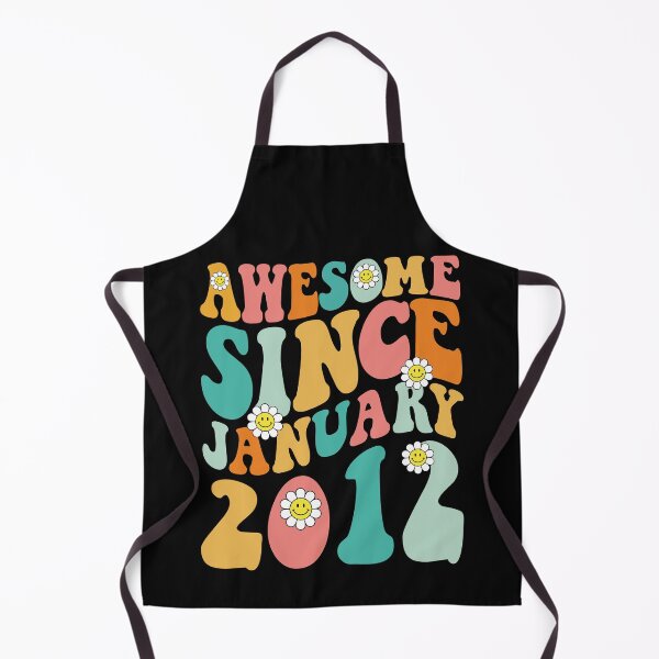 Item preview, Awesome Since January 2012 | Made In 2012 | Retro Groovy Birthday designed and sold by Christina-grich.
