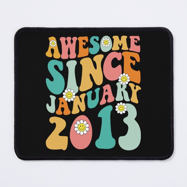 Item preview, Awesome Since January 2013 | Made In 2013 | Retro Groovy Birthday designed and sold by Christina-grich.