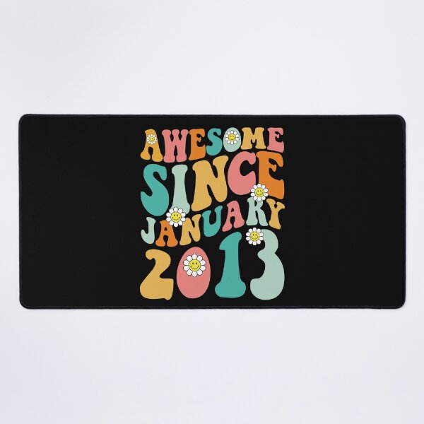 Item preview, Awesome Since January 2013 | Made In 2013 | Retro Groovy Birthday designed and sold by Christina-grich.