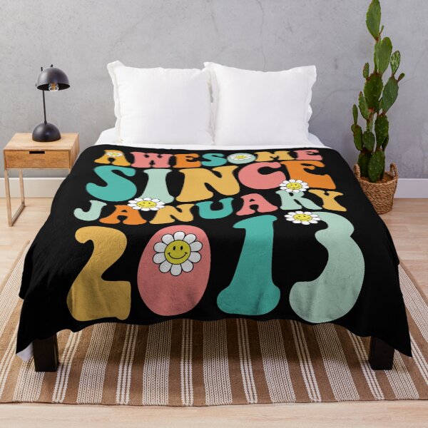 Item preview, Awesome Since January 2013 | Made In 2013 | Retro Groovy Birthday designed and sold by Christina-grich.