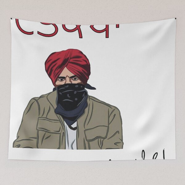Item preview, Sidhu Moosewala Punjabi Portrait  designed and sold by CadDesignerr.