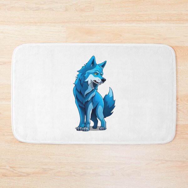 Item preview, cool blue wolf dog designed and sold by KorArtStudio.