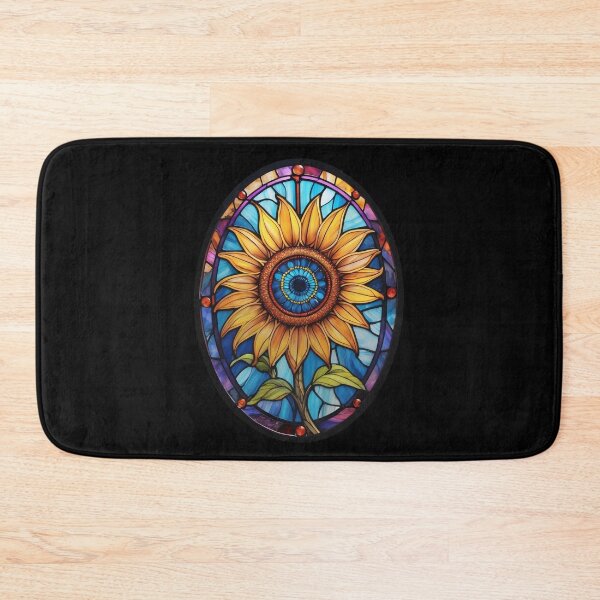 Item preview, Stained Glass Sunflower designed and sold by Desfix.