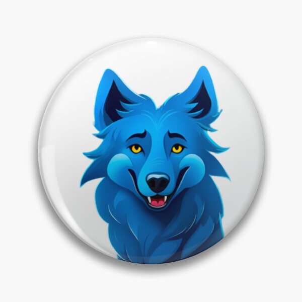 Item preview, handsome blue wolf dog designed and sold by KorArtStudio.