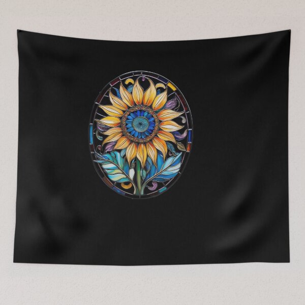 Item preview, Stained Glass Sunflower designed and sold by Desfix.