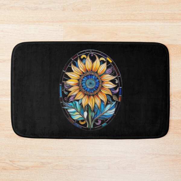Item preview, Stained Glass Sunflower designed and sold by Desfix.