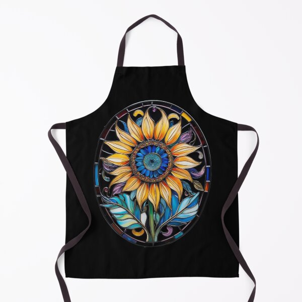Item preview, Stained Glass Sunflower designed and sold by Desfix.