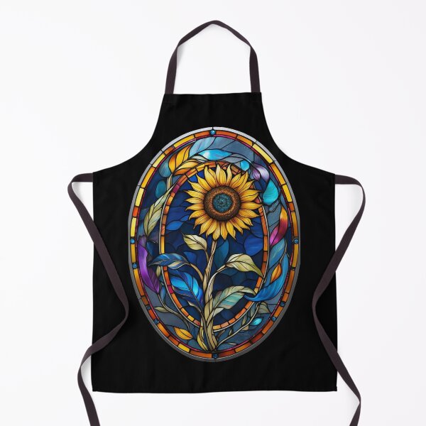 Item preview, Stained Glass Sunflower designed and sold by Desfix.