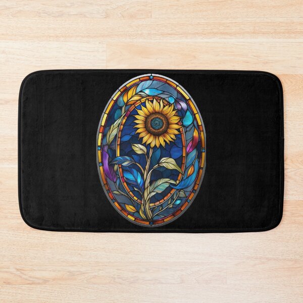 Item preview, Stained Glass Sunflower designed and sold by Desfix.
