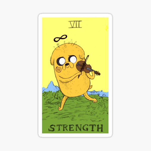 Item preview, Jake The Dog as Strength designed and sold by sadnettles.