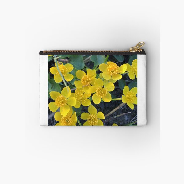 Item preview, bright yellow flowers primroses  marsh marigold designed and sold by mrivserg.