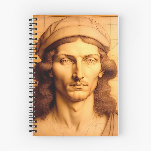 Item preview, Portrait Of An Young Scientist Inspired By Leonardo da Vinci designed and sold by LanaGustavsson.