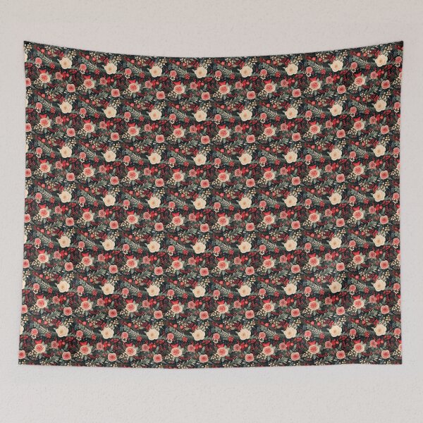 Item preview, Holiday Wreath Harmony: Festive Floral Pattern designed and sold by BloomPattern.