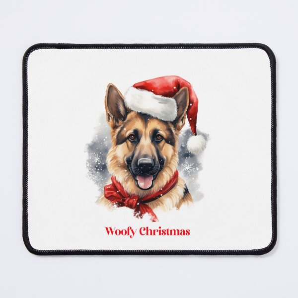 Item preview, German Shepherd Dog Deutsche Shepherhund Xmas Christmas Gift Ideas Woofy Christmas designed and sold by OliveAndSnow.