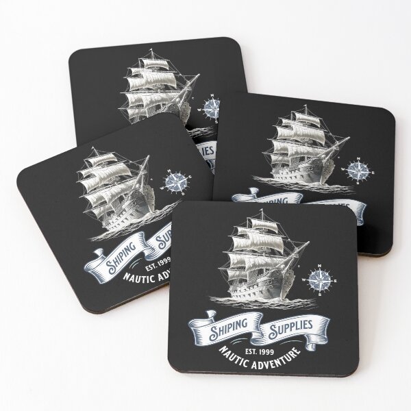 Item preview, Shiping suplies - Nautica - Set sail - Docking boat - Yachting club - Yachting world - Cruising sailboat designed and sold by JansenGS.