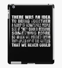 There was an idea iPad Case/Skin