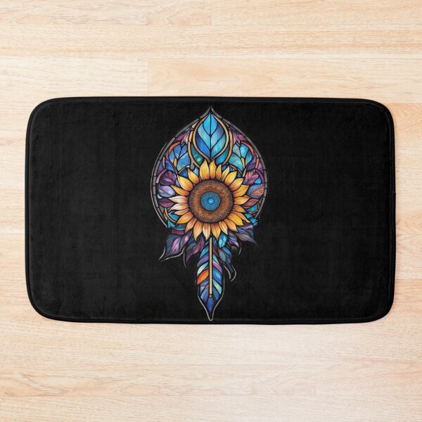 Item preview, Stained Glass Sunflower designed and sold by Desfix.