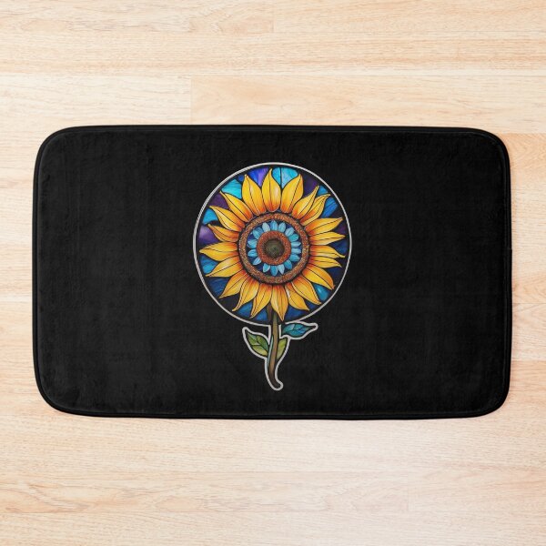 Item preview, Stained Glass Sunflower designed and sold by Desfix.