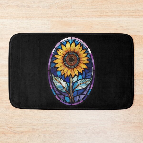 Item preview, Stained Glass Sunflower designed and sold by Desfix.