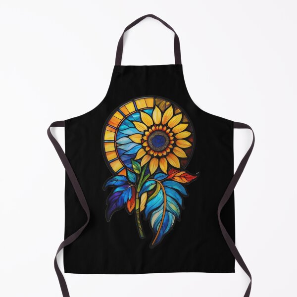 Item preview, Stained Glass Sunflower designed and sold by Desfix.