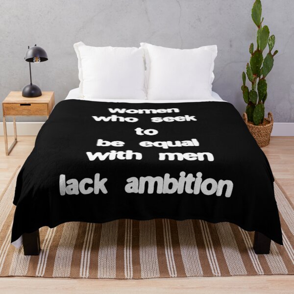 Item preview, Women who seek to be equal with men lack ambition designed and sold by Gevover.