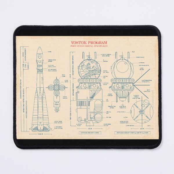 Item preview, Vostok Program. First Human Orbital Spaceflight (Old Paper) designed and sold by BGALAXY.